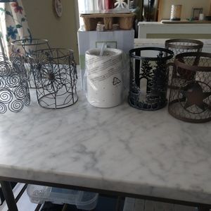 Scentsy Warmer & 6 topper's